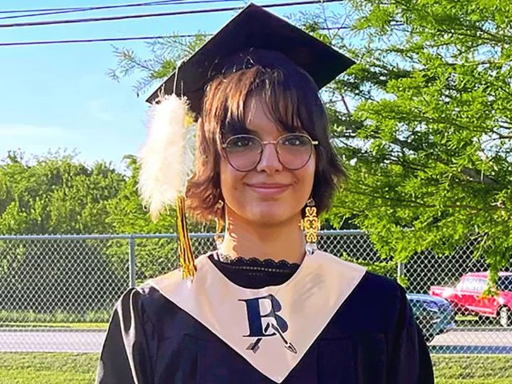 Native American high school graduate sues school district after she says she wasn't allowed to wear sacred eagle feather at graduation