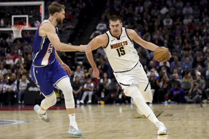 Kings overcome Jokic's eighth triple-double of the season, beat Nuggets 123-117