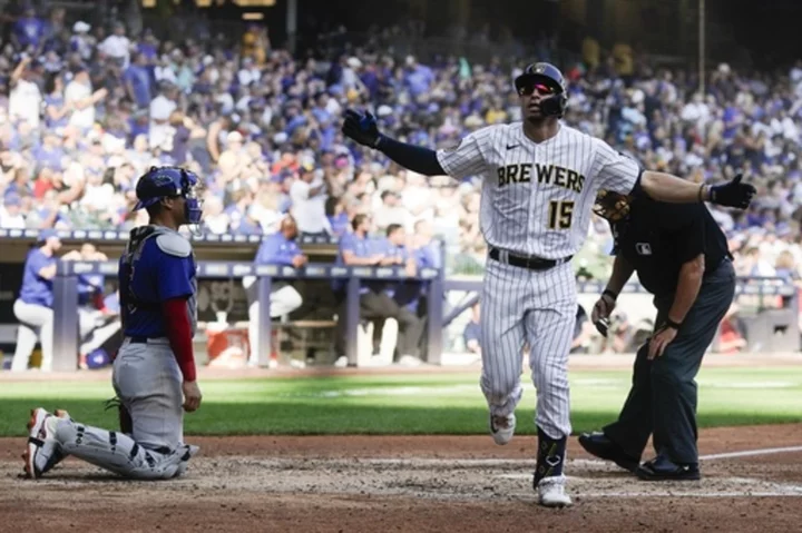 Taylor homers, Houser pitches NL Central champion Brewers past Cubs 4-0 in final playoff tune-up