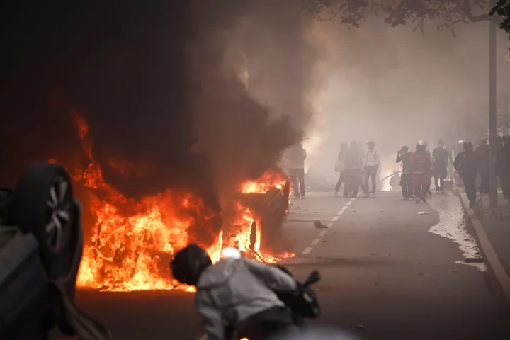 ‘This is war’: France burns amid angry protests after teenager shot dead by police in Paris suburb