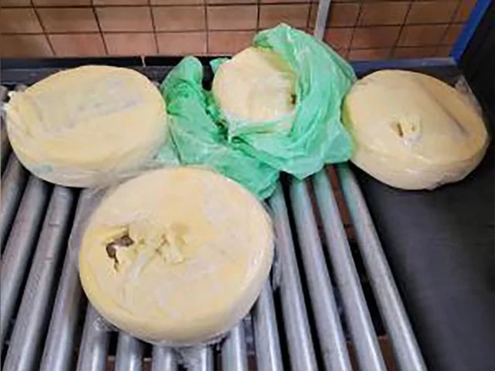 Customs officials seize cheese wheels filled with cocaine at Texas border